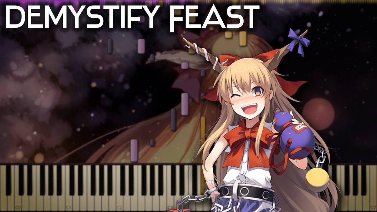 [Synthesia Tutorial] Touhou 7.5 ~ Demystify Feast (Piano Solo) смотреть онлайн