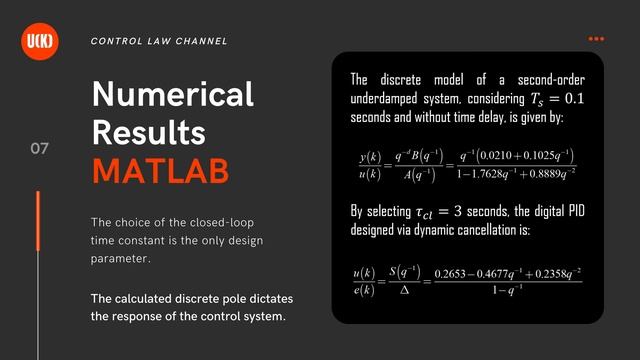 PID CONTROL AND MATLAB - SECOND ORDER SYSTEM EXAMPLE смотреть онлайн