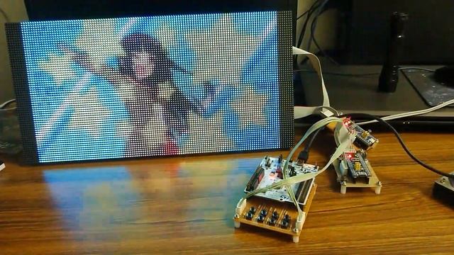 HUB75 P3 indoor LED display + STM32 смотреть онлайн