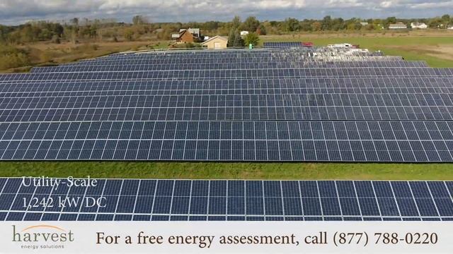 1,242 kW Solar Array in Tecumseh, MI смотреть онлайн