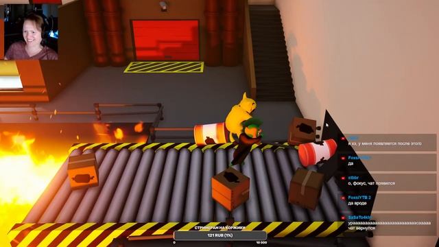 Угарный стрим в кооперативе # 9 Бабка и дед решалы / Gang Beasts смотреть онлайн
