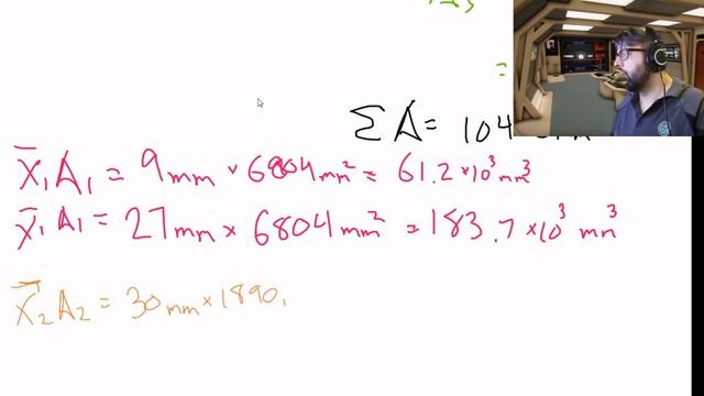 Static Mechanics: Centroid example 2 смотреть онлайн