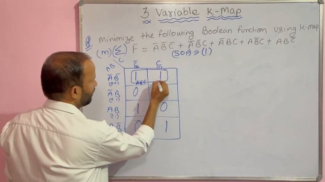Minimize Boolean Function using K Map ( SOP ) - 3 Variable K-Map Example смотреть онлайн