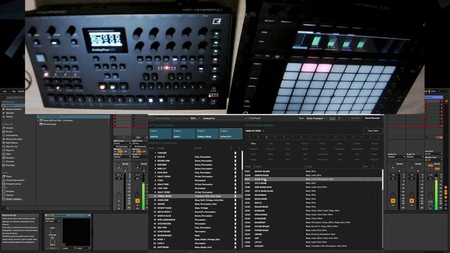 Elektron A4 only TECHNO with the four independent channels - Kick - HitHats - Percussion -Bassline смотреть онлайн