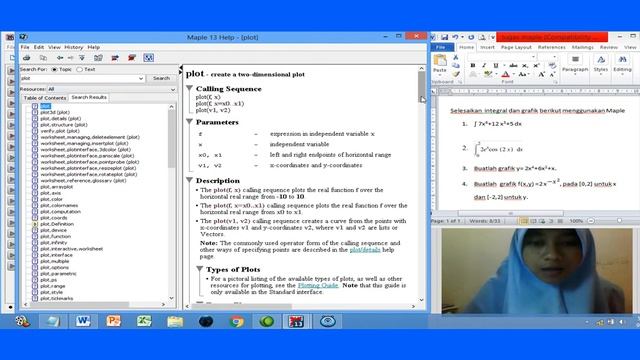 Cara Mudah Menyelesaikan Integral & Grafik Dengan Aplikasi Maple смотреть онлайн