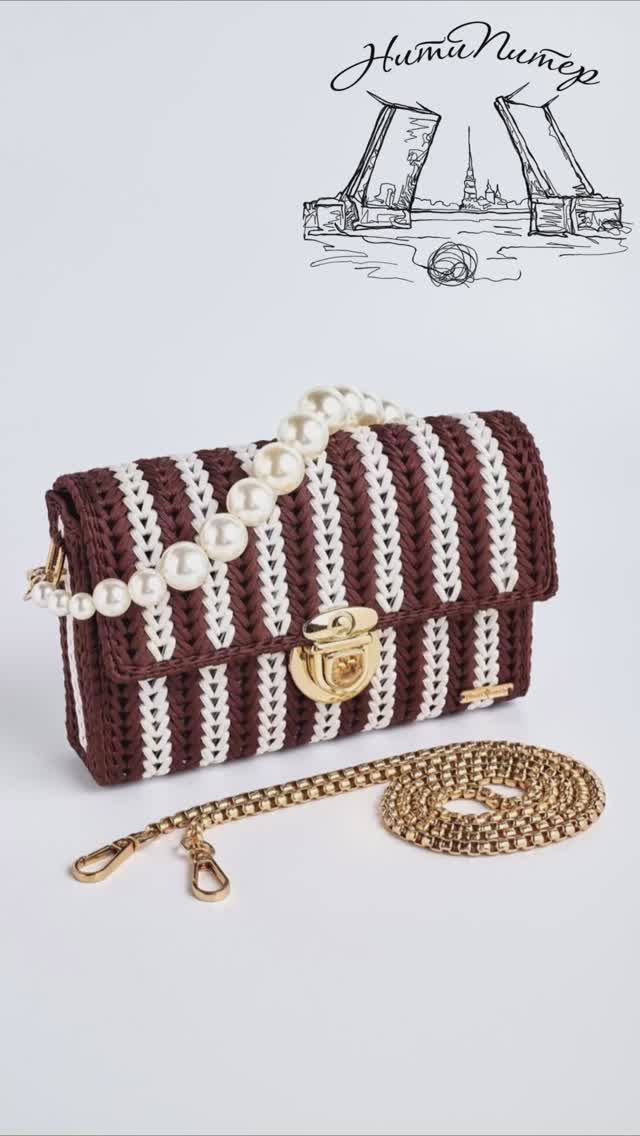 2 узора для вышивания пластиковой канвы сумки с использованием ленты своими руками от НитиПитер. смотреть онлайн