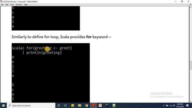 TOC - SCALA Express | 04 Scala Loops смотреть онлайн