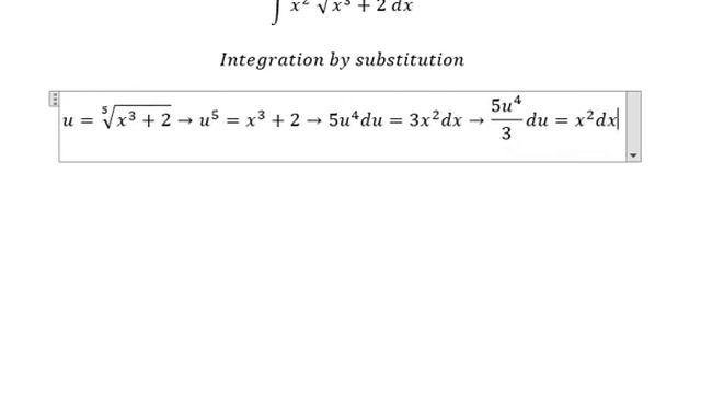 Calculus Help: Integral of ∫ x^2 5th root (x^3+2) dx - Integration by substitution смотреть онлайн