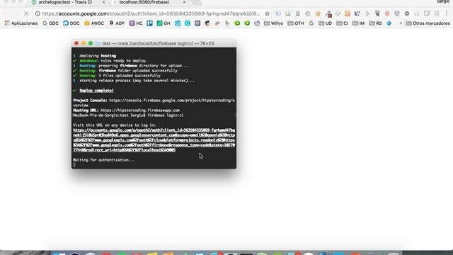 FIREBASE + TRAVIS CI смотреть онлайн