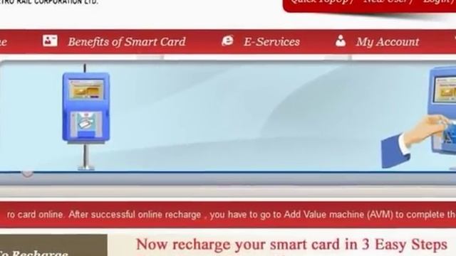 How to recharge Delhi Metro smart card online смотреть онлайн