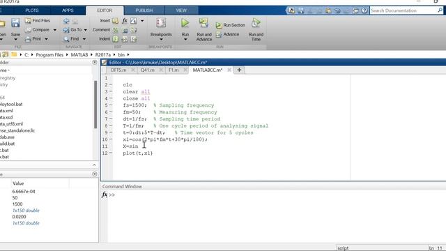 Sin and Cos waveform in Matlab смотреть онлайн