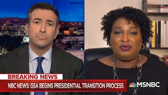 Trump Folds On Biden Transition, Stacey Abrams Says 'It's About Time' смотреть онлайн