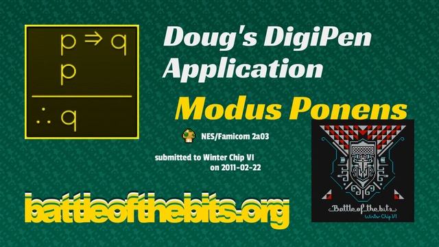 Modus Ponens - Doug's DigiPen Application [NES/Famicom 2A03] смотреть онлайн