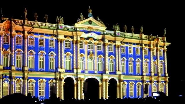 Фестиваль света, Дворцовая площадь, 05.11.2017 (3) смотреть онлайн