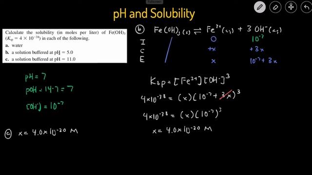How to Calculate Solubility of a Compound Buffered at Specific pH Examples, Problems, Step by Step смотреть онлайн
