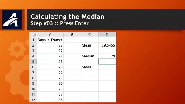 Calculating the mean, median and mode in Excel смотреть онлайн