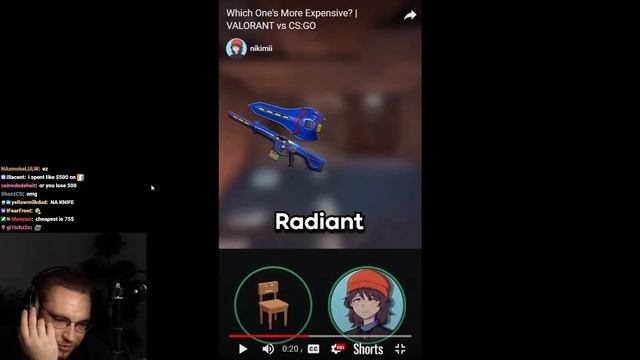 ohnePixel reacts to VALORANT Skins Prices and loses his mind смотреть онлайн