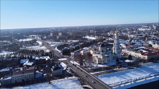 Пролёт через Весеннюю Волгу г Рыбинск смотреть онлайн