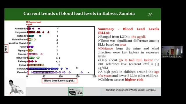 NEWS presentation: Pollution from lead mines – Kabwe and mining towns in Namibia by Dr John Yabe смотреть онлайн
