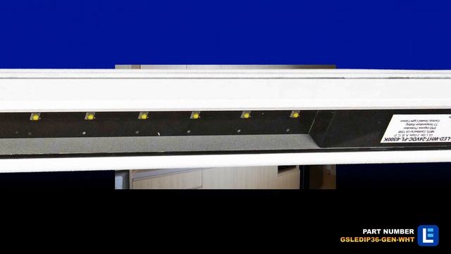25 Watt LED Cabinet Light Fixture - 36" Light Bar - White Housing - Low Voltage Strip Light смотреть онлайн