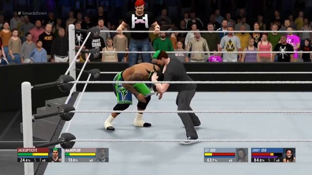 Septiplier vs. The Usos SmackDown Tag Team Championship|WWE 2k16 смотреть онлайн