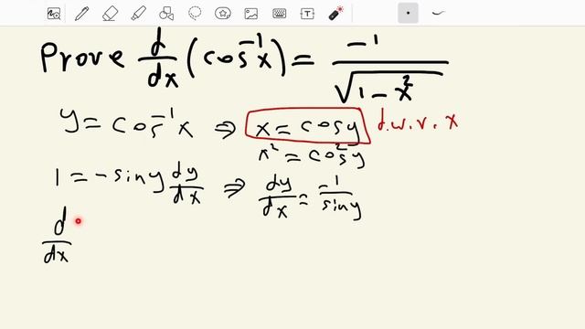 Derivative Of arccos x| Derivative Of Inverse cos x| Cos^-1 смотреть онлайн