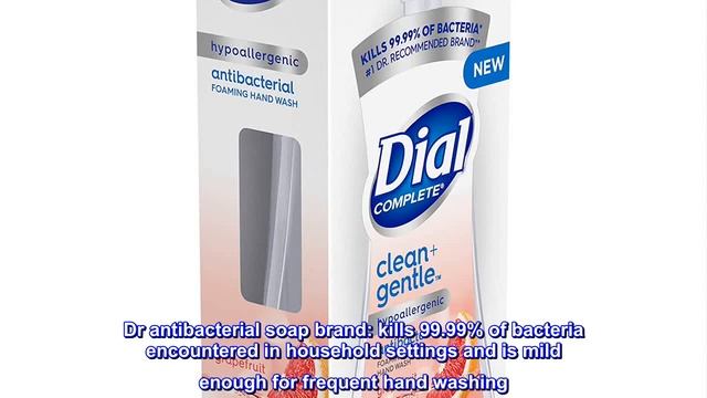 Great product - Dial Complete Clean + Gentle Antibacterial Foaming Hand Wash 7.5 fl oz Pack, White смотреть онлайн
