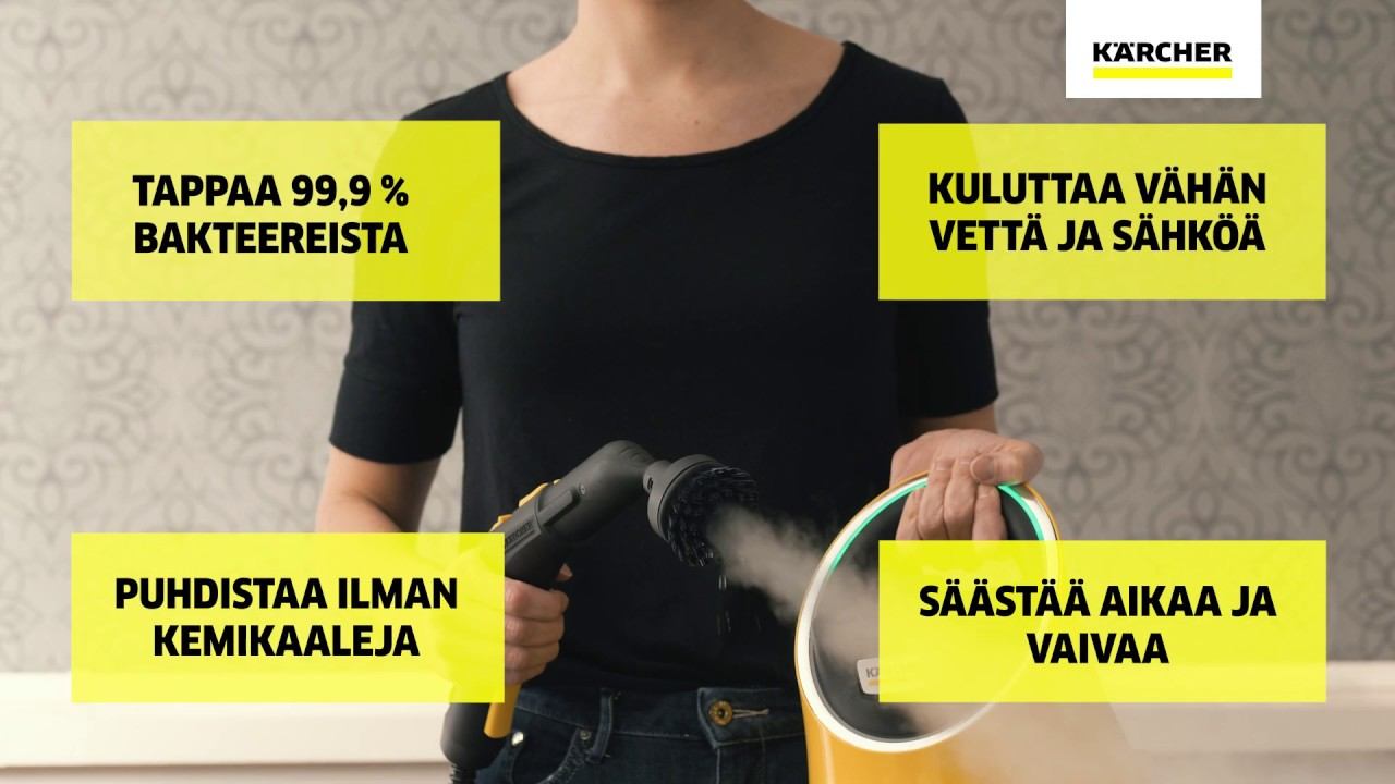 Kärcher Höyrypesuri - Höyry tehopuhdistaa kodin смотреть онлайн