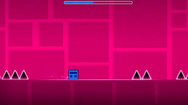 прохождение Geometry dash прошёл второй уровень смотреть онлайн