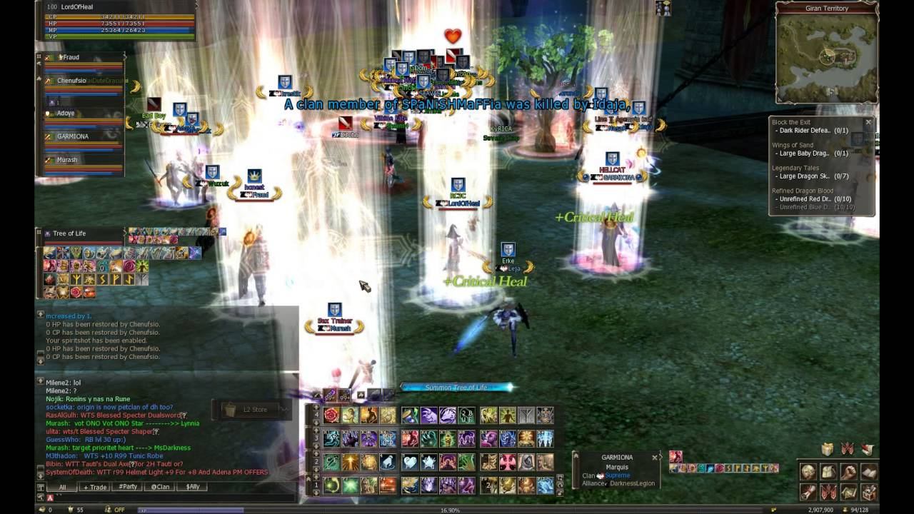Lineage II - Supreme Clan - Giran Siege 01.05.2016 [Naia server] смотреть онлайн