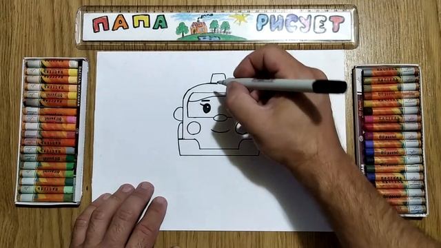 Рисуем Робокар Эмбер/Новые серии про робокара Поли/Урок Рисования/Draw Robocar Amber /Drawing Lesson смотреть онлайн