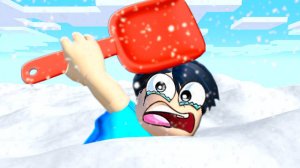 ❄️Я ОТКОПАЛ 100 МЕТРОВ СНЕГА В РОБЛОКС