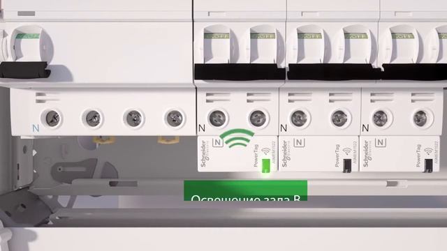Как установить PowerTag в существующем щите смотреть онлайн