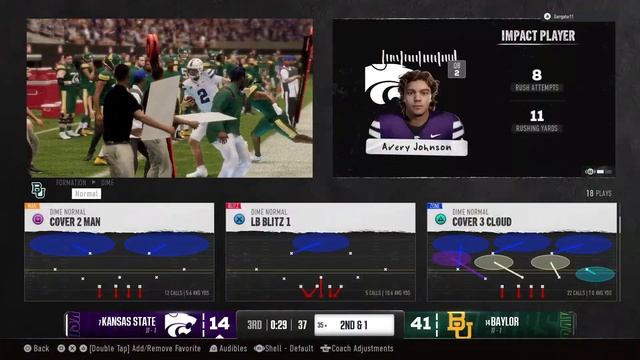 Baylor @ Kansas State B12 Title смотреть онлайн