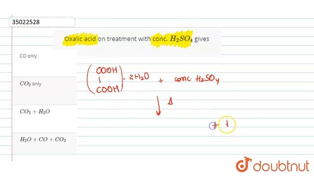 Oxalic acid on treatment with conc. `H_(2) SO_(4)` gives смотреть онлайн