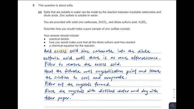 IGCSE Chemistry May/June 2021 Paper 43 Model Answer + Explanation - 0620/43/M/J/21 смотреть онлайн