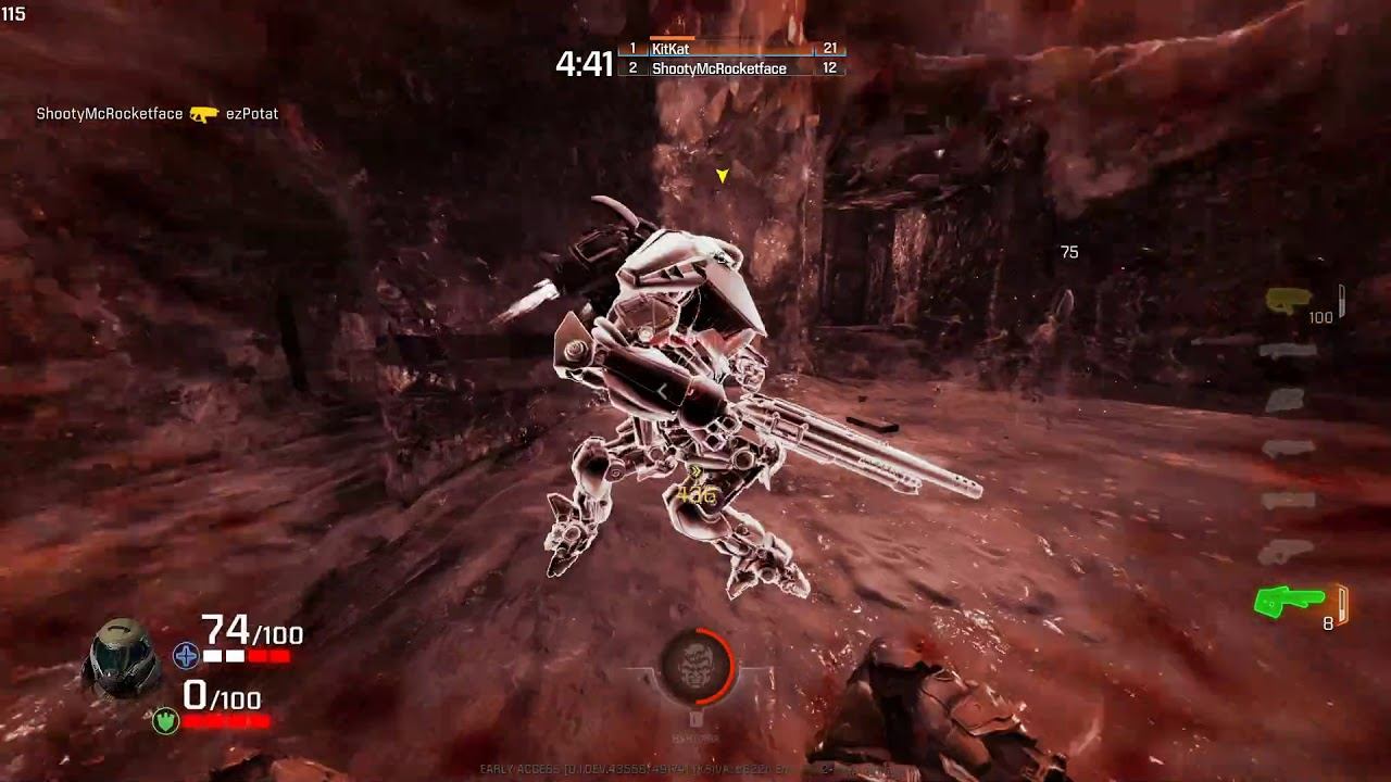 Quake Champions PTS - Exile Bots Gameplay смотреть онлайн