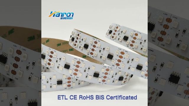 Hanron 5050 2835 rgb rgbw double row ws2811 2811 rgbic programmable addressable led strip light смотреть онлайн