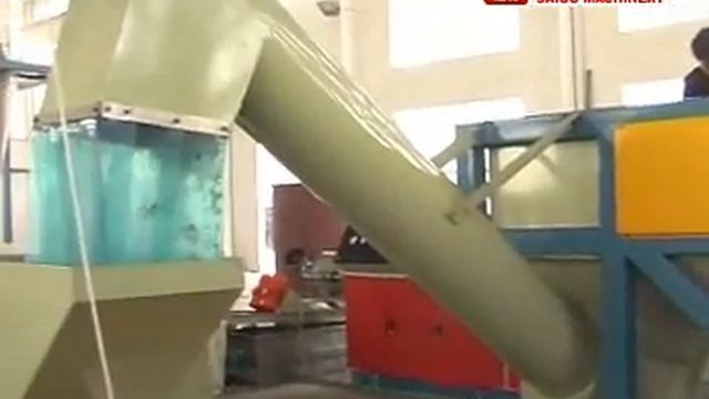 PE、PP waste film washing pelletizing line смотреть онлайн