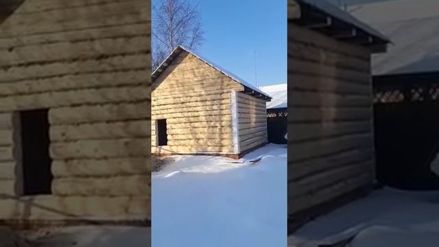 Февраль 2021. Видео отзыв строительства сруба 5х4 рубка в лапу смотреть онлайн