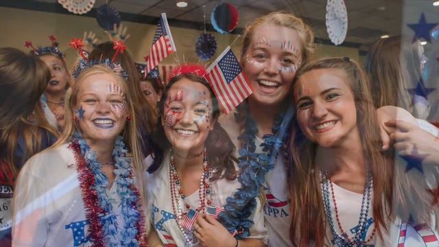 USC Kappa Delta Bid Day 2016 смотреть онлайн