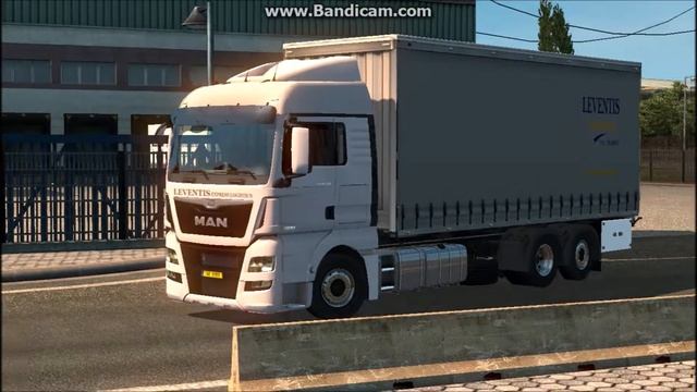ETS2-Leventis tandem MAN TGX Euro6 смотреть онлайн
