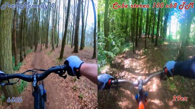 Cube stereo 150 C68 vs Trek Remedy 8 …..LETS RACE ! смотреть онлайн