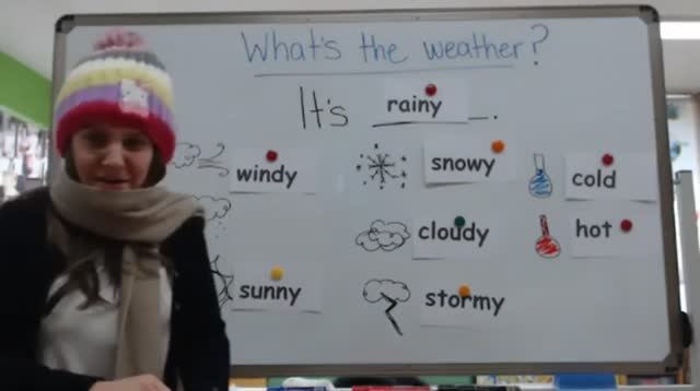 Английский для детей Mr. Wolf s Week Weather Vocabulary Practice смотреть онлайн