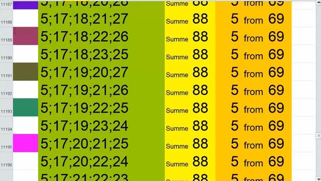 lotto combinations Powerball Jackpot 5x69 Summa 88 video 21 смотреть онлайн