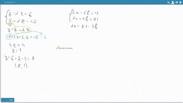 Спосіб підстановки - 7 клас, алгебра (04.05) смотреть онлайн