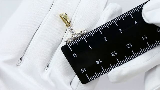 Подвеска из лимонного золота Александра п897-62сл с Swarovski смотреть онлайн