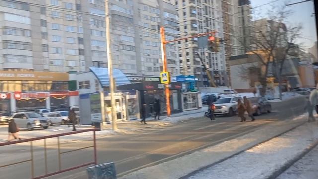 Поездка в час пик на вагоне 3312.От Площади Свободы до Вокзала. смотреть онлайн