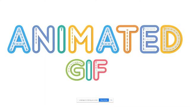 Neechan Art - Animated GIF - Colorful Neon Tracing Letter - Uppercase - Preview Video смотреть онлайн