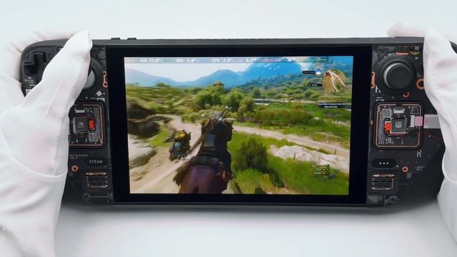 Steam Deck Gameplay - The Witcher 3: Wild Hunt Next Gen | 40Hz - 1080p - SteamOS